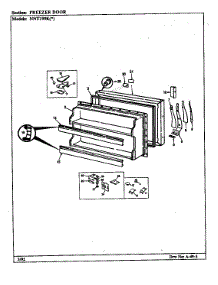 Freezer Door parts for Maytag Refrigerator NNT199KA/CC67A from AppliancePartsPros.com