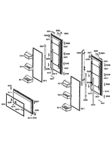 Door Assy parts for Thermador Bottom-Mount Refrigerator T36IT71FNS/01 from AppliancePartsPros.com