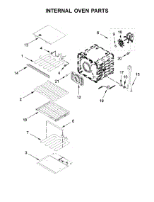 Internal Oven Parts parts for Kitchenaid Electric Wall Oven KODE300ESS03 from AppliancePartsPros.com