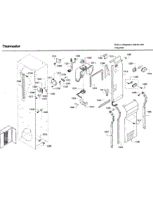 Fan Asy parts for Thermador Side-By-Side Refrigerator T42BD820NS/00 from AppliancePartsPros.com