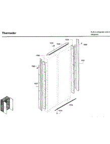 Trim Plate Asy parts for Thermador Side-By-Side Refrigerator T42BD820NS/00 from AppliancePartsPros.com