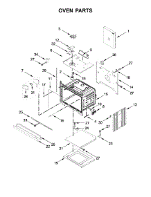 Oven Parts parts for Kitchenaid Electric Wall Oven KOST107ESS02 from AppliancePartsPros.com
