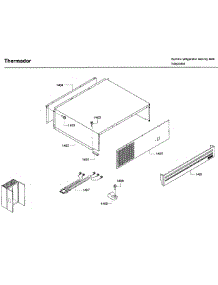 Panel parts for Thermador Side-By-Side Refrigerator T42BD820NS/10 from AppliancePartsPros.com