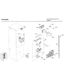 Water Tank Asy parts for Thermador Side-By-Side Refrigerator T42BD820NS/10 from AppliancePartsPros.com