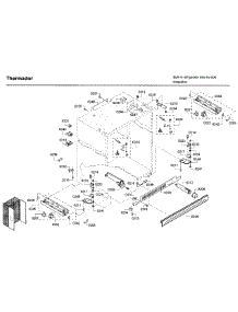 Frame Parts parts for Thermador Side-By-Side Refrigerator T42BD820NS/10 from AppliancePartsPros.com
