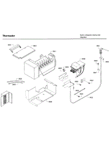 Icemaker Asy parts for Thermador Side-By-Side Refrigerator T42BD820NS/10 from AppliancePartsPros.com