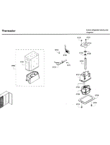Motor Asy parts for Thermador Side-By-Side Refrigerator T42BD820NS/10 from AppliancePartsPros.com