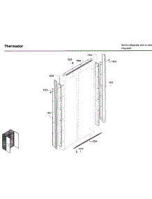 Trim Plate Asy parts for Thermador Side-By-Side Refrigerator T42BD820NS/10 from AppliancePartsPros.com