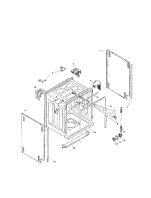 Tank Assembly parts for Bosch Dishwasher SHU4312UC/12 / FD 8003 from AppliancePartsPros.com