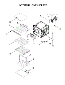 Internal Oven Parts parts for Kitchenaid Electric Wall Oven KODE307ESS04 from AppliancePartsPros.com