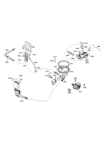 Sump / Heater / Water Inet parts for Bosch Dishwasher SHE68M05UC/52 from AppliancePartsPros.com
