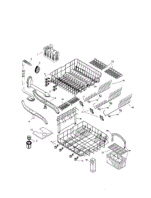 Racks parts for Bosch Dishwasher SHI6805UC/11 from AppliancePartsPros.com