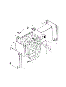 Tank Assembly parts for Bosch Dishwasher SHI6805UC/11 from AppliancePartsPros.com