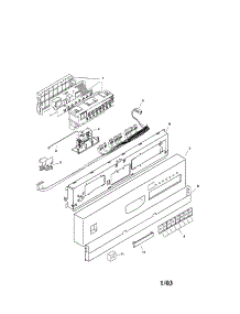 Fascia Panel parts for Bosch Dishwasher SHI6805UC/12 from AppliancePartsPros.com