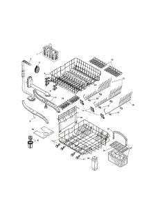 Racks parts for Bosch Dishwasher SHI6805UC/12 from AppliancePartsPros.com