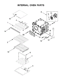 Internal Oven Parts parts for Kitchenaid Electric Wall Oven KOSE507ESS04 from AppliancePartsPros.com