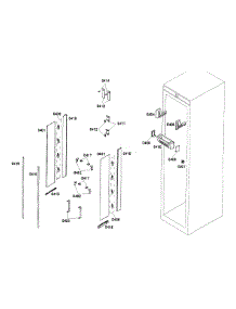 Lighting parts for Thermador Refrigerator T24IR70NSP/32 from AppliancePartsPros.com