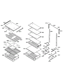 Drawer Assy parts for Thermador Refrigerator T24IR70NSP/32 from AppliancePartsPros.com