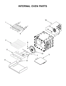 Internal Oven Parts parts for Kitchenaid Electric Wall Oven KOSC504ESS01 from AppliancePartsPros.com