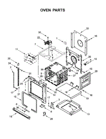 Oven Parts parts for Kitchenaid Electric Wall Oven KOSC504ESS01 from AppliancePartsPros.com