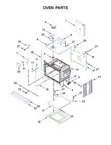 Oven Parts parts for Kitchenaid Electric Wall Oven KOSE500EBL04 from AppliancePartsPros.com