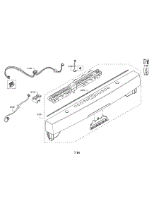Facia Panel / Main Switch parts for Bosch Dishwasher SHS863WD6N/10 from AppliancePartsPros.com