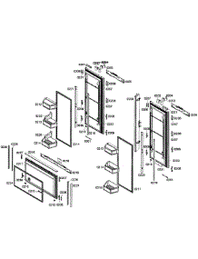 Door Assy parts for Thermador Bottom-Mount Refrigerator T36IT71NNP/03 from AppliancePartsPros.com
