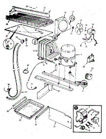 Unit Compartment & System parts for Jenn-Air Top-Mount Refrigerator JRT191B/M9C64B from AppliancePartsPros.com