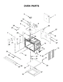 Oven Parts parts for Kitchenaid Electric Wall Oven KOST107ESS03 from AppliancePartsPros.com