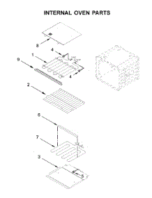 Internal Oven Parts parts for Kitchenaid Electric Wall Oven KOST107ESS03 from AppliancePartsPros.com