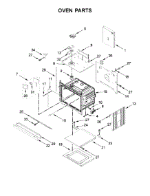 Oven Parts parts for Kitchenaid Electric Wall Oven KOSE507EWH03 from AppliancePartsPros.com