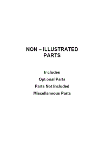 Optional Parts (Not Included) parts for Kitchenaid Electric Wall Oven KOSE900HBS00 from AppliancePartsPros.com