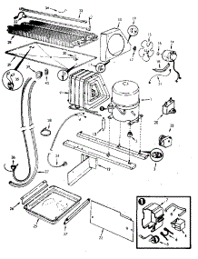 Refrigerator / Unit Compartment & System parts for Jenn-Air Top-Mount Refrigerator JRT194B/M7C53B from AppliancePartsPros.com