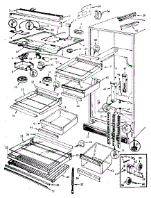 Refrigerator / Fresh Food Compartment parts for Jenn-Air Top-Mount Refrigerator JRT194B/M7C53B from AppliancePartsPros.com