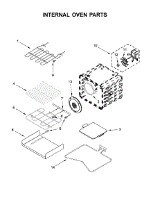 Internal Oven Parts parts for Kitchenaid Electric Wall Oven KODC304EBL01 from AppliancePartsPros.com