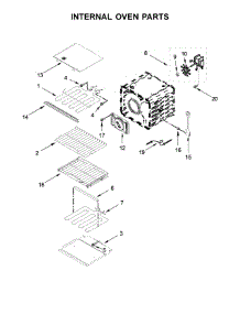 Internal Oven Parts parts for Kitchenaid Electric Wall Oven KODE307ESS03 from AppliancePartsPros.com