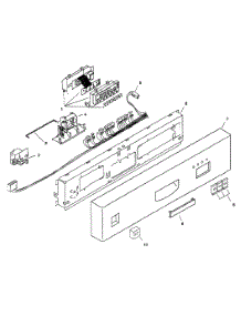 Fascia Panel parts for Bosch Dishwasher SHU3302UC/12 from AppliancePartsPros.com