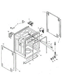 Tank Assy parts for Bosch Dishwasher SHU3302UC/12 from AppliancePartsPros.com