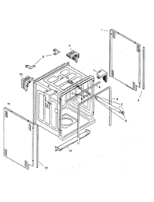 Tank Assy parts for Bosch Dishwasher SHU3305UC/11 from AppliancePartsPros.com
