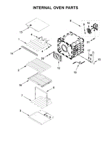 Internal Oven Parts parts for Kitchenaid Electric Wall Oven KODE507EBL03 from AppliancePartsPros.com