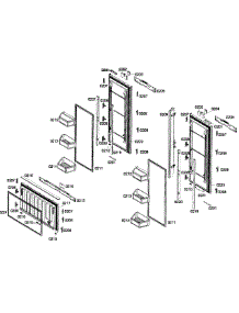 Doors Assy parts for Thermador Bottom-Mount Refrigerator T36IT71FN/25 from AppliancePartsPros.com