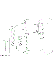 Lighting parts for Thermador Refrigerator T24IR70NSP/43 from AppliancePartsPros.com
