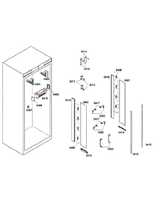 Lights parts for Thermador Refrigerator T30BR70FS-10 from AppliancePartsPros.com