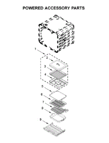 Powered Accessory Parts parts for Kitchenaid Electric Wall Oven KODE900HBS00 from AppliancePartsPros.com