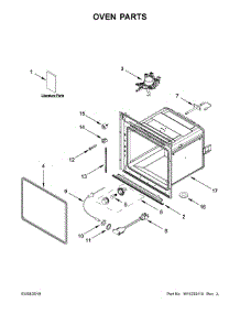 Oven Parts parts for Kitchenaid Electric Wall Oven KOSC104FSS0 from AppliancePartsPros.com