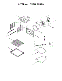 Internal Oven Parts parts for Kitchenaid Electric Wall Oven KOSC104FSS0 from AppliancePartsPros.com