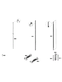 Frames parts for Thermador Refrigerator T30BR70FSE from AppliancePartsPros.com