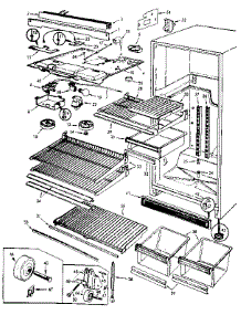 Fresh Food Compartment parts for Jenn-Air Top-Mount Refrigerator JRT152B/MAJ01A from AppliancePartsPros.com