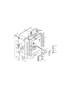 Inner Liner parts for Bosch Dishwasher SMU4052UC/14 / FD7402-7902 from AppliancePartsPros.com