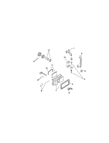 Dispenser parts for Bosch Dishwasher SMU4052UC/14 / FD7402-7902 from AppliancePartsPros.com